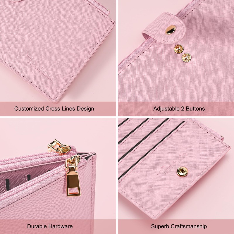 Travelambo RFID Wallet Women Large Size Bifold Multi Card Wallet