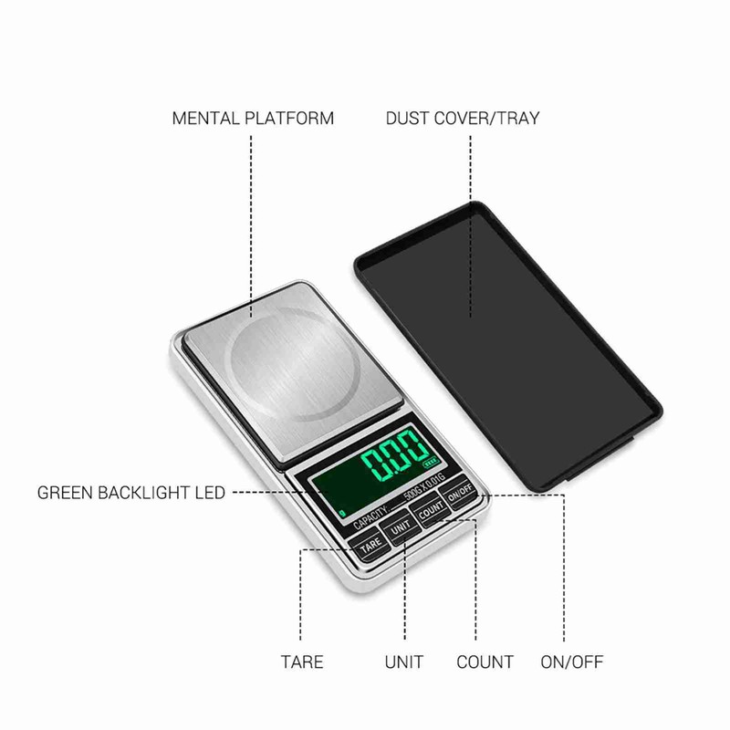 Portable Digital Scale Gold Jewelry Scale Mini Pocket Digital Scale