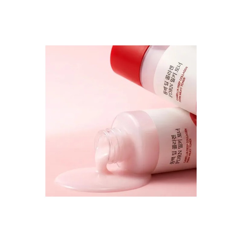 Round Lab Camellia Collagen Pdrn - Tónico Lechoso