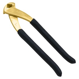 WEDO Brass End Cutting Pliers 7", Wire Cutter, End Cut Nippers with Non-Slip Handle, Wire Cutting Pliers