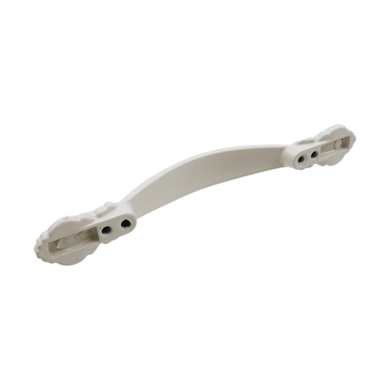 Pastlla 2 Pcs Ivory White Cabinet Handle Pulls, Euro Vintage