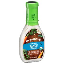 Organicville Non Dairy Ranch Salad Dressing, Gluten Free, 8 Fluid Ounces (Pack Of 6)
