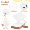 JJUNW 12 PCS 8 x 10.1 Inch Dry Erase Paddle,