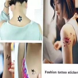 쇄골 타투 바디 헤나 문신 스티커 [L type 30종세트] Collarbone Tattoo Body Henna Tattoo Stickers [L type 30-piece set]