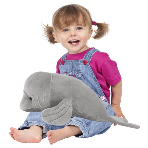 FIAEUGZKM Giant Morgan Manatee Stuffed Animal 22.83in Large Manatee Plush