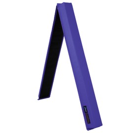 Z-Athletic Gymnastics Training Foldable Foam 8-Foot Floor Balance Beam for Kids, Blue