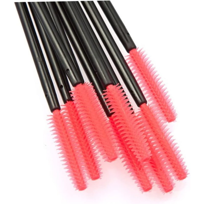 50 UNIDS/PAQUETE Cepillo de Pestañas de Silicona Desechable, Aplicador Varitas