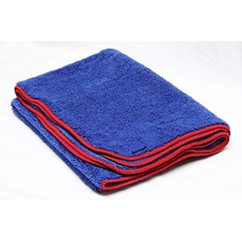 Barnwell Fluffy Blue Large Microfibre Drying Towel Cloth for Car Van Detailing 24" x 36"