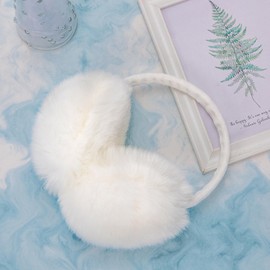 Ear Muffs for Winter Women Soft Plush Earmuffs Cute Outdoor Adjustable Ear Covers Winter Accessories Ear Warmers