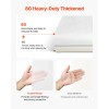 8G Heavy-Duty White PEVA Shower Curtain Liner 2-Pack Waterproof Plastic