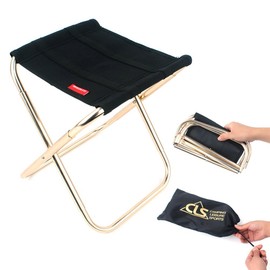 Sarekung Outdoor Folding Chair Portable Foldable Aluminum Alloy Camping Travel Chair Fishing Stool Backpacking Seat Stool Fishing Bedchairs
