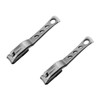 BIUDECO 2pcs Rotating Nail Clippers Kit Ultra Sharp Toenail Fingernail