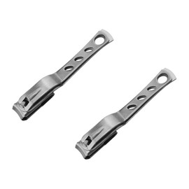 BIUDECO 2pcs Rotating Nail Clippers Kit Ultra Sharp Toenail Fingernail Cutters Precision Nail Scissors for Home Professional Manicure Use Durable Effortless Cutting