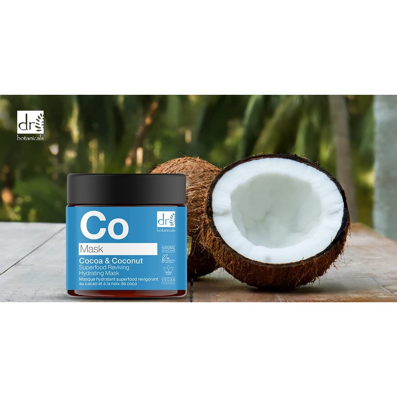 Dr Botanicals Cocoa and Coconut Superfood Invigorating Moisturising Mask