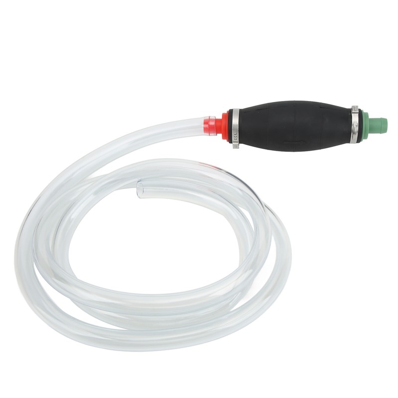 16mm/0.63in Siphon Hand Pump with 2m/6.6ft Hose Gasoline Fuel Water