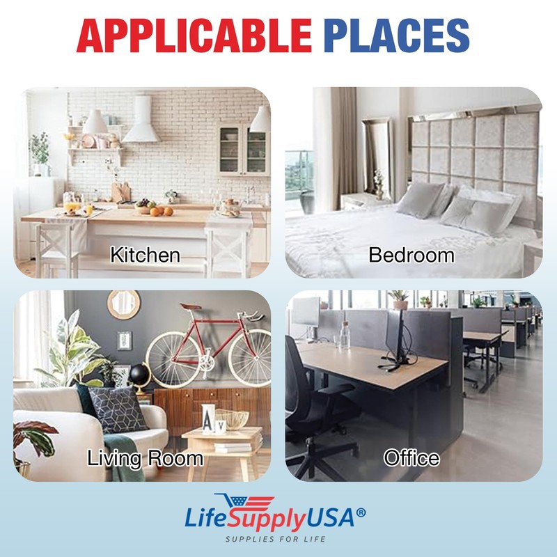 LifeSupplyUSA HEPA Filter Replacement Compatible with Hamilton Beach 04912 TrueAir