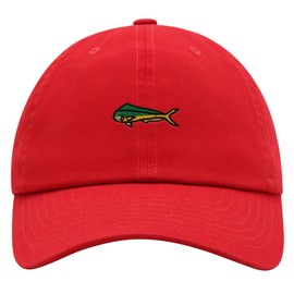 JPAK Mahi-Mahi Fish Premium Dad Hat Embroidered Cotton Baseball Cap Fishing Ocean
