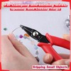GOLD DEER Mini Round-Nose Pliers Tweezer Nose pliers Mini Needle