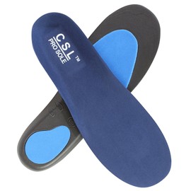 Full Length Orthotic Insoles with Metatarsal (5-6.5 UK)