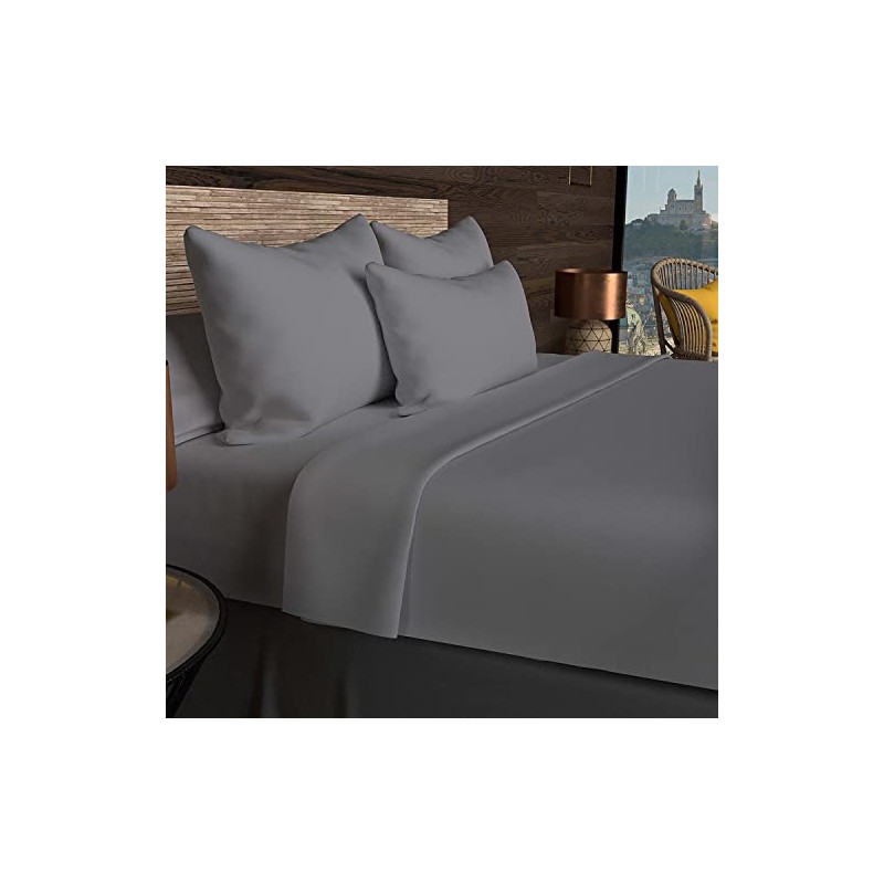 Soleil d'ocre 615843 Fitted Sheet Cotton 57 Son 180 x