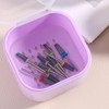 Nail Tool Sterilizer Box Plastic Disinfectant Container for Nail Art