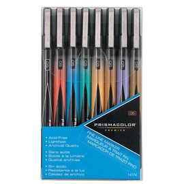 Prismacolor Premier Illustration Marker Set, Fine Tip, Assorted Colors, Set of 8