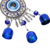 2pcs Blue Eye Owl Ornament Good Luck Attract Wealth Fashionable
