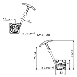 FORCE Engine Ersatzteil Seilzugstarter Soft A Parts