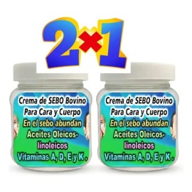 Crema De Sebo Bovino Manteca De Vaca Natural Arrugas Manchas                                                                                          