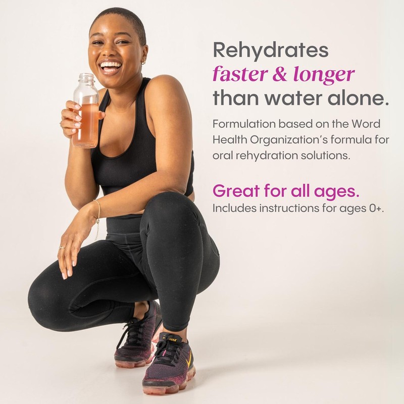 HydraLyte Electrolyte Powder, Berry Flavoured Hydration Powder - Flat, Accelerates