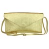 Girly HandBags Genuine Italian Suede Leather Envelope Clutch Bag Envelope
