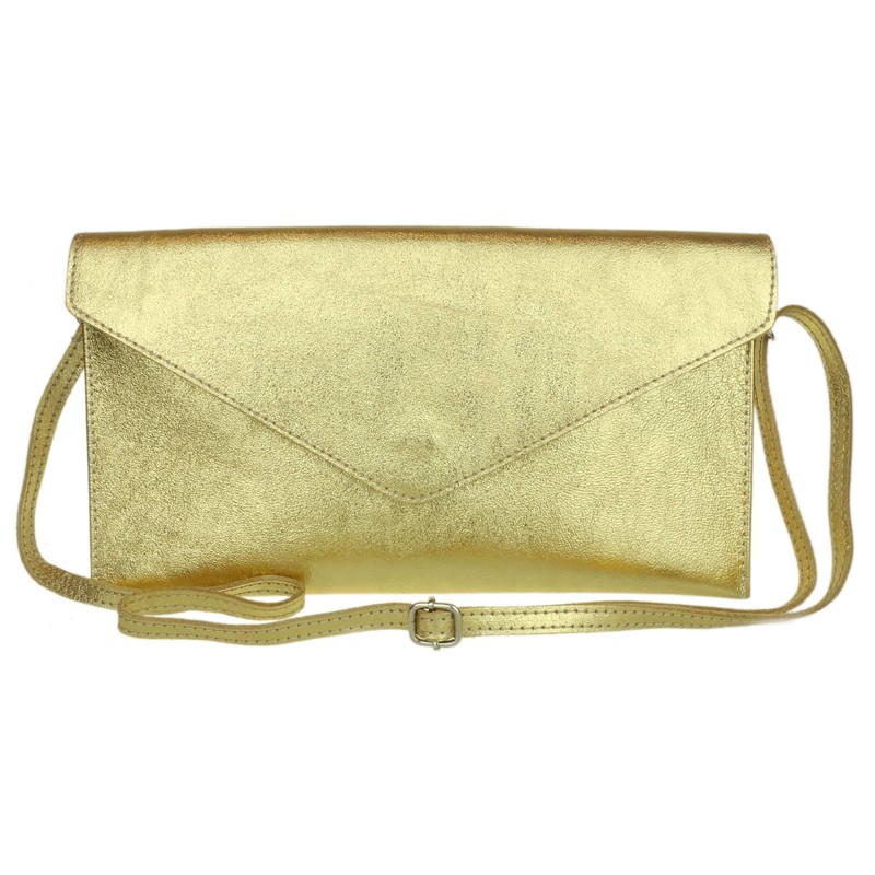 Girly HandBags Genuine Italian Suede Leather Envelope Clutch Bag Envelope