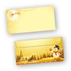 tatmotive Christmas Card Set Snowman (25 Sets) with Envelope and