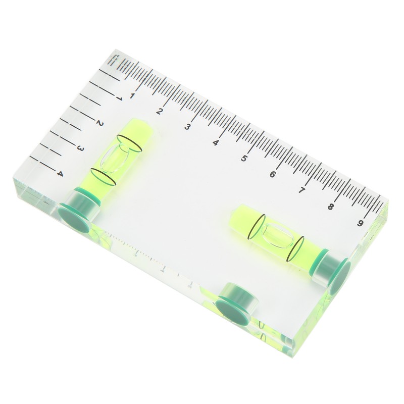 Two Dimensional Horizontal Bubble Level Portable Two Way Integrated Level