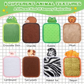 8 Set Different Textures Sensory Mats for Sensory Walls Sensory Floor Tiles Sensory Room Items Early Sensory Tactile Training, Autistic Children Special Education Classroom Must Haves