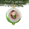 Bethany Lowe Retro Santa Indent Ornament