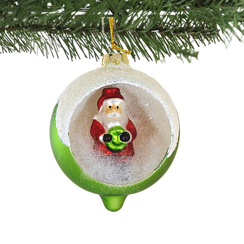 Bethany Lowe Retro Santa Indent Ornament