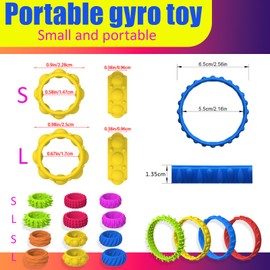 Plstod 12 Stück Anti Stress Ring, 4 Stück Anti Stress Armband, Fidget Ring Akupressur, Wristband Fidget Toys, Angstlinderung Sensorik Spielzeug, Geeignet für Kinder, Erwachsene, Autismus und ADHS