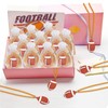 KeeStar 24 Pack Rugby Necklace Party Favors for Sports Themed