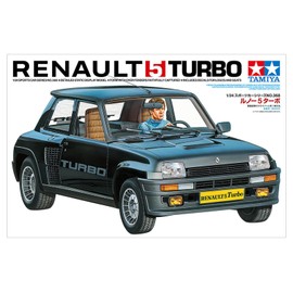 Tamiya 24368 1:24 Renault 5 Turbo Model Building Kit, Plastic Kit, Hobby, Crafts, Gluing, Model Kit, Model, Plastic Model Making