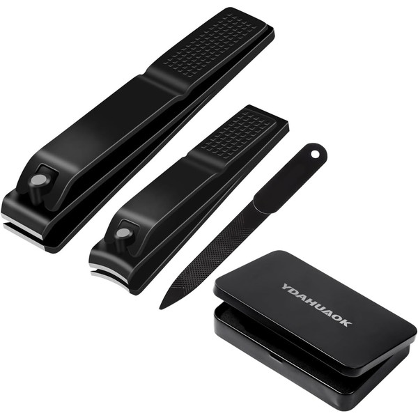 Nail Clippers Set, Ultra Sharp Sturdy Fingernail and Toenail Clipper