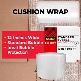 Scotch Cushion Wrap, 12 in x 10 ft, 1 Roll
