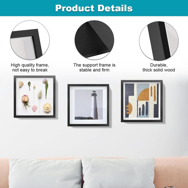3D Shadow Box Frame, Shadow Box Frame, Wooden Photo Frame,
