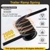 Heavy-Duty Trailer Ramp Spring Trailer Heavy Duty Coil Springs 2000