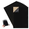 Amzlysdok 10PCS Black Felt Sheets with Self-Adhesive Backing,Soft Felt Fabric,