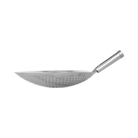 TrueCraftware 12-inch Oil Skimmer Stainless Steel Hole Size: 6mm- for Cooking and Frying Kitchen Utensils Wire Strainer Pasta Strainer Spoon Food Preparation Kitchen Strainer