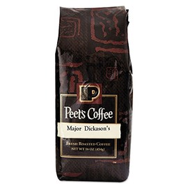 Peet's Coffee & Tea 501677 Bulk Coffee, Major Dickason's Blend, Ground, 1 lb Bag