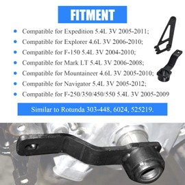 Sporthfish 2PC Crankshaft Positioning Wrench Holder Cam Phaser Locking Tool Compatible for Ford 1993 4.2L and 4.6L 2-Valve Engine, Similar to Rotunda 303-448, T93P-6303-A, 6024 & 525219