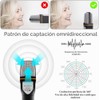 Micrófono para PC con Soporte Micrófono Condensador Semiprofesional con Tripié,