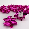 Kissymix 5cm Medium Metallic Bows Set of 80 Blue &